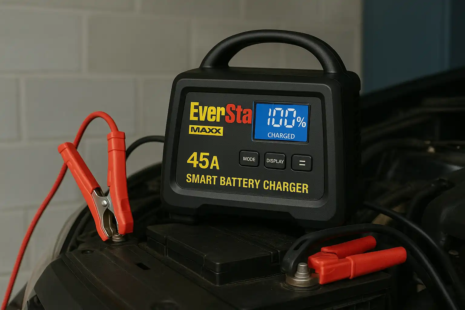 HOW TO USE EVERSTART BATTERY CHARGER