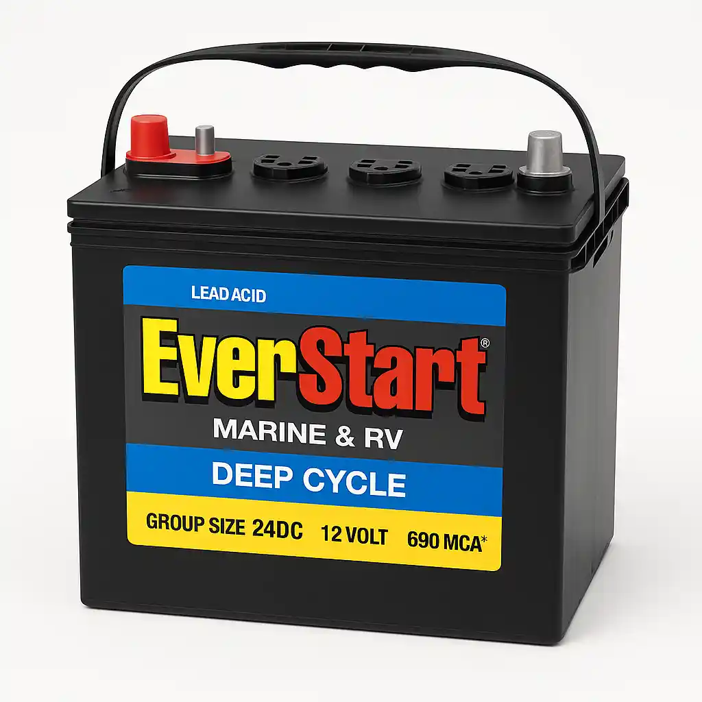 everstart Deep Cycle Marine Battery